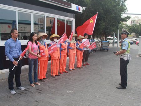 2017年10月24日，站交通崗